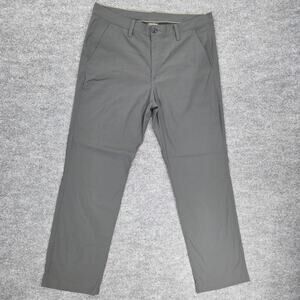 Eddie Bauer Pants Men 36x32 Gray Performance Stretch Nylon Casual Outdoor Hiking